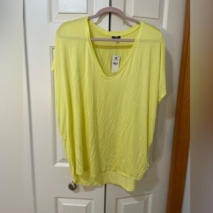 NWT - Express London Tee - Lemon Zest